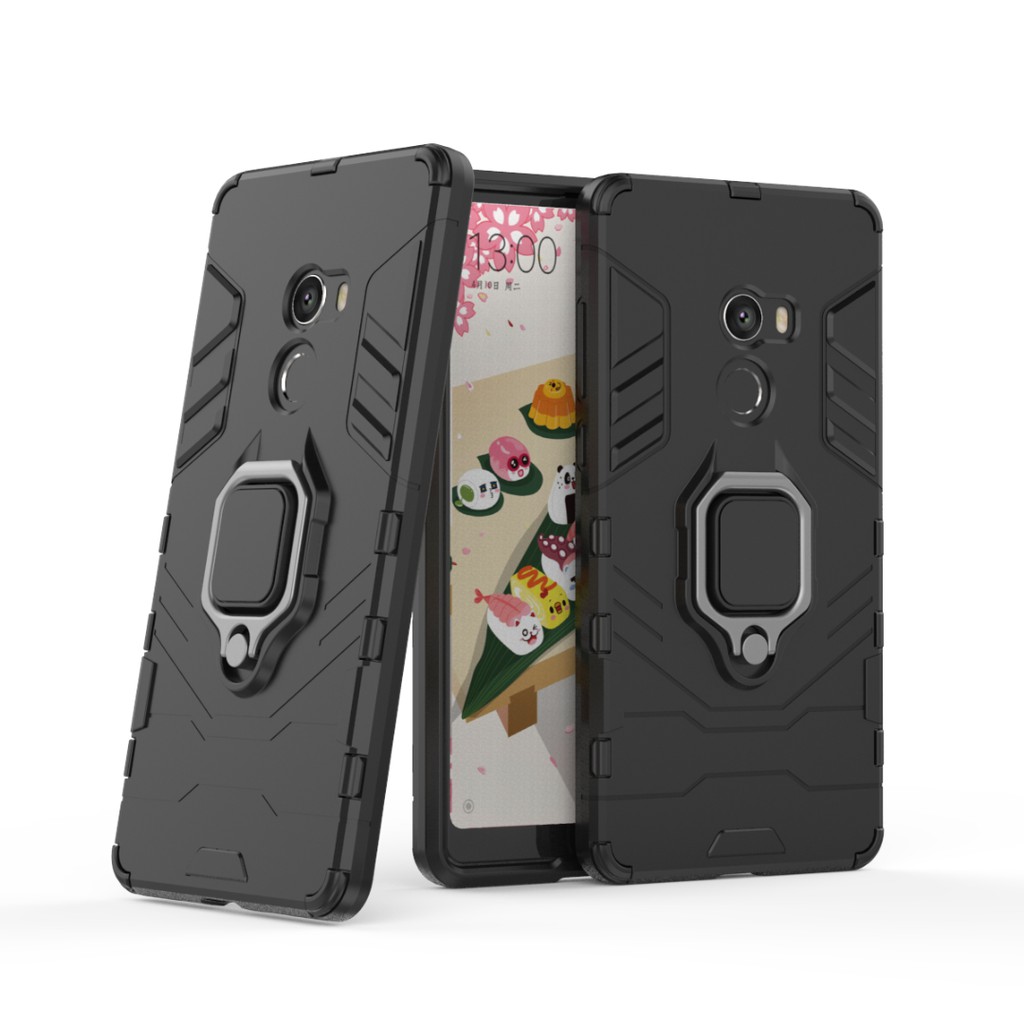 Ốp điện thoại tpu nhựa cứng và silicon chống sốc có chân đế bảo vệ cho Xiaomi Mi Mix 2
