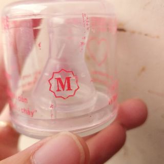 Núm ti silicon bình cổ hẹp size M