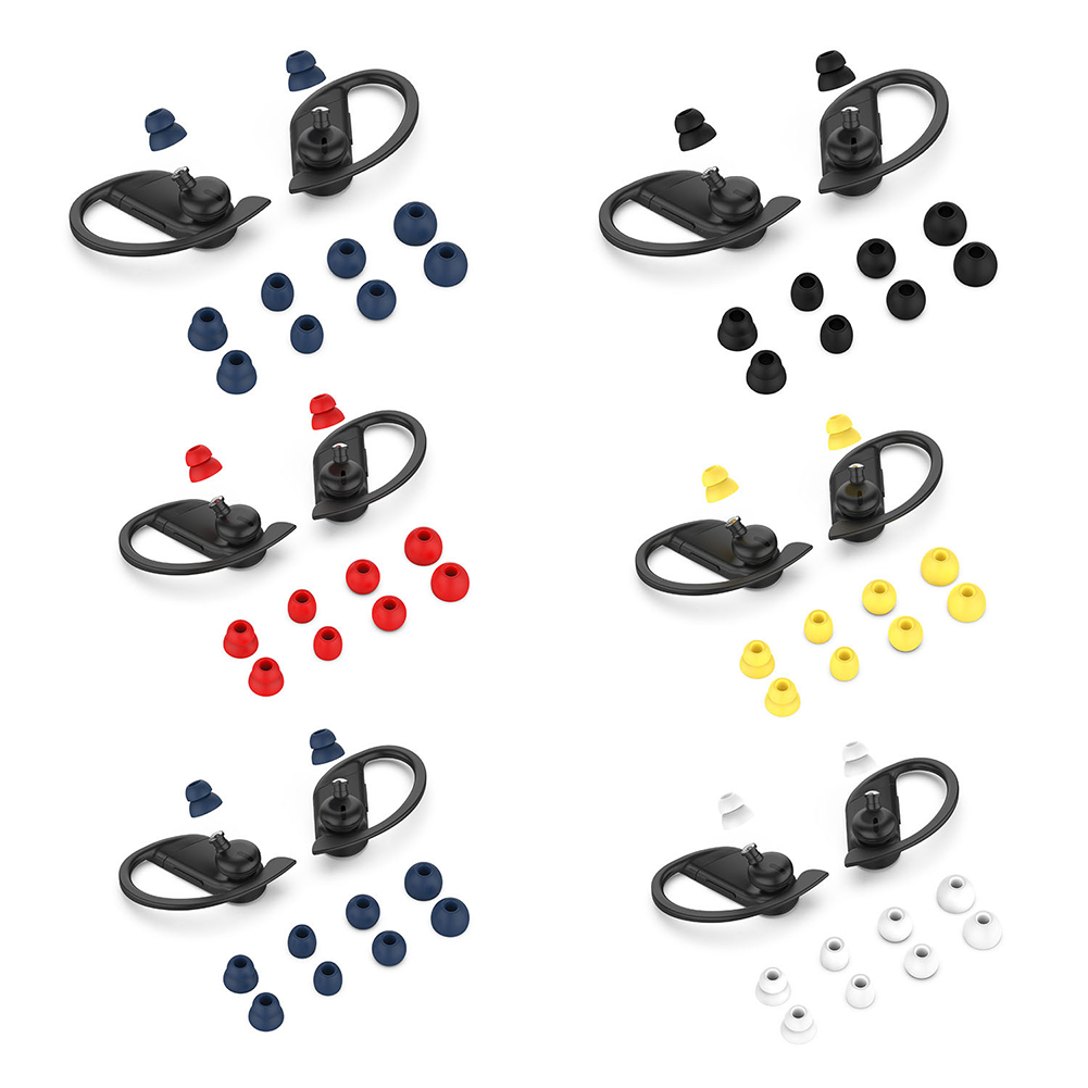 Set 8 Nút Tai Nghe Bằng Silicon Dành Cho Powerbeats Pro / 3