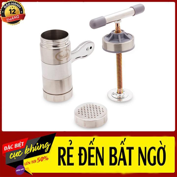 Dụng Cụ Làm Bún Mì Tươi 5 Đầu Inox Cao Cấp, Máy Làm Bún Mì Mini Gia Đình An Toàn