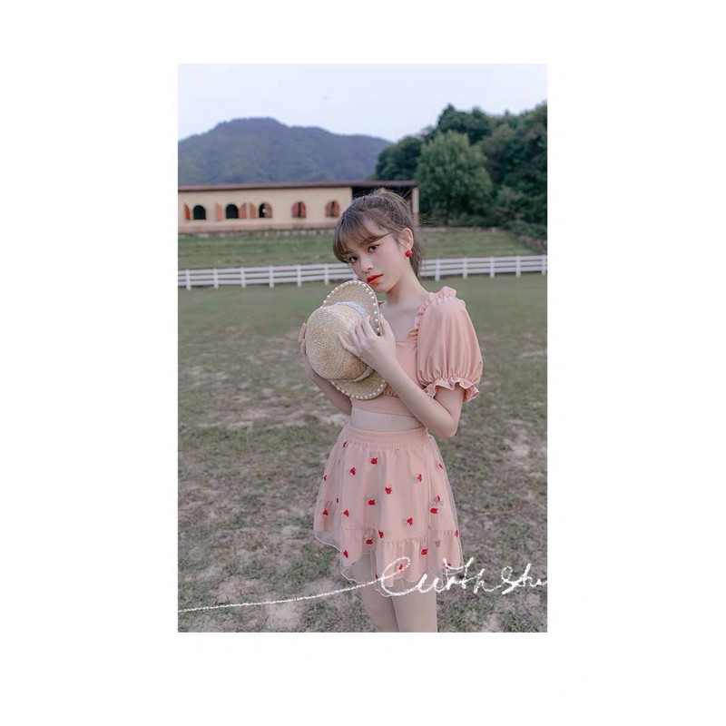 Bikini Đồ Bơi Nữ Quảng Châu Dạng Váy Kèm Quần Có Mút Ngực Và Quần Sexy Kín Đáo Xịn Đẹp K4-B6 | BigBuy360 - bigbuy360.vn