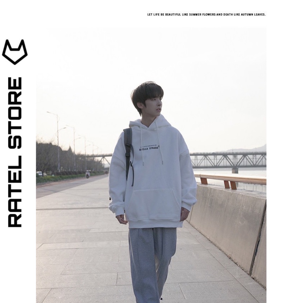 Áo Hoodie Local Brand Nỉ Bông Nam Nữ QUELLA BY ME Unisex Form Rộng