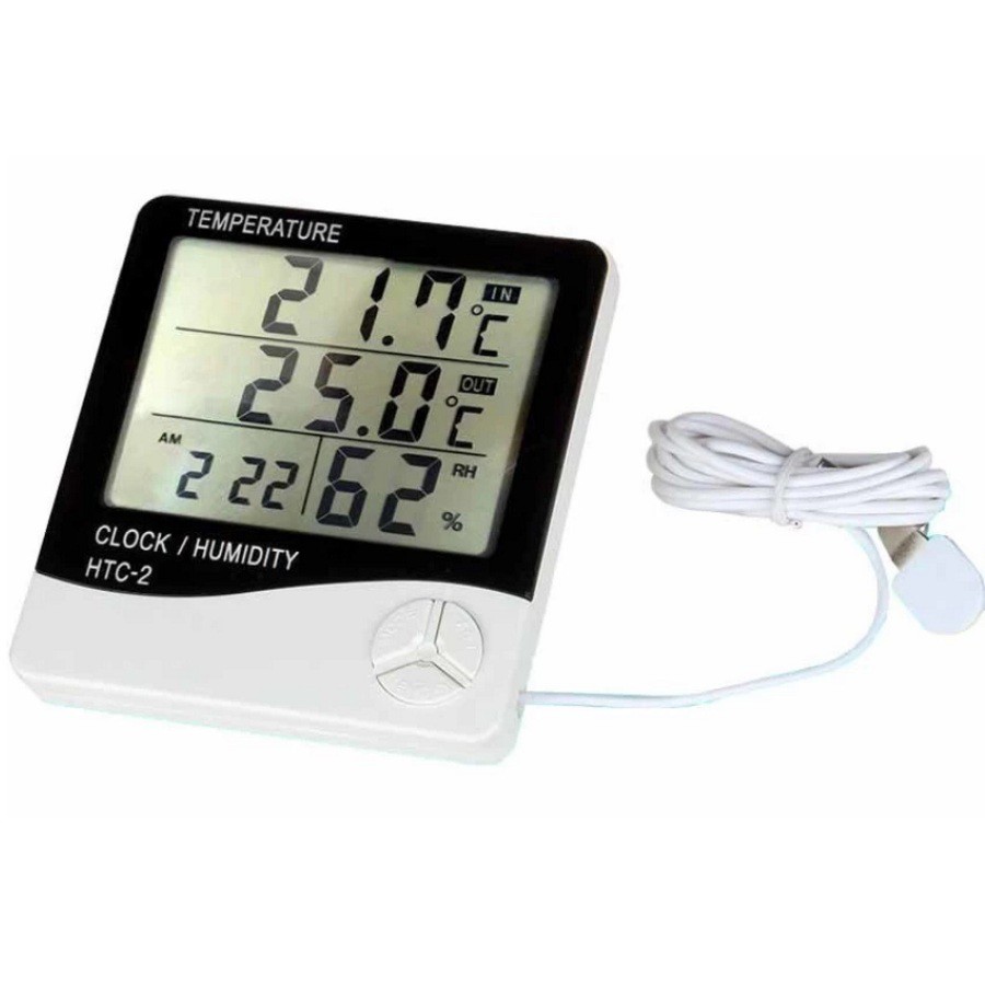Nhiệt kế điện tử đo độ ẩm và nhiệt độ HTC-2 (thanh lý dọn kho)