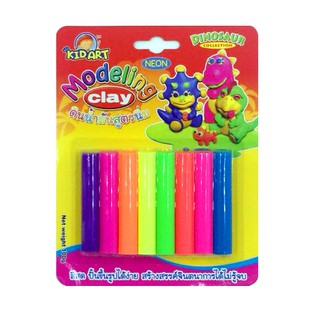 Chính hãng KIDART - Đất Nặn 8 màu Neon nhập khẩu Thái Lan