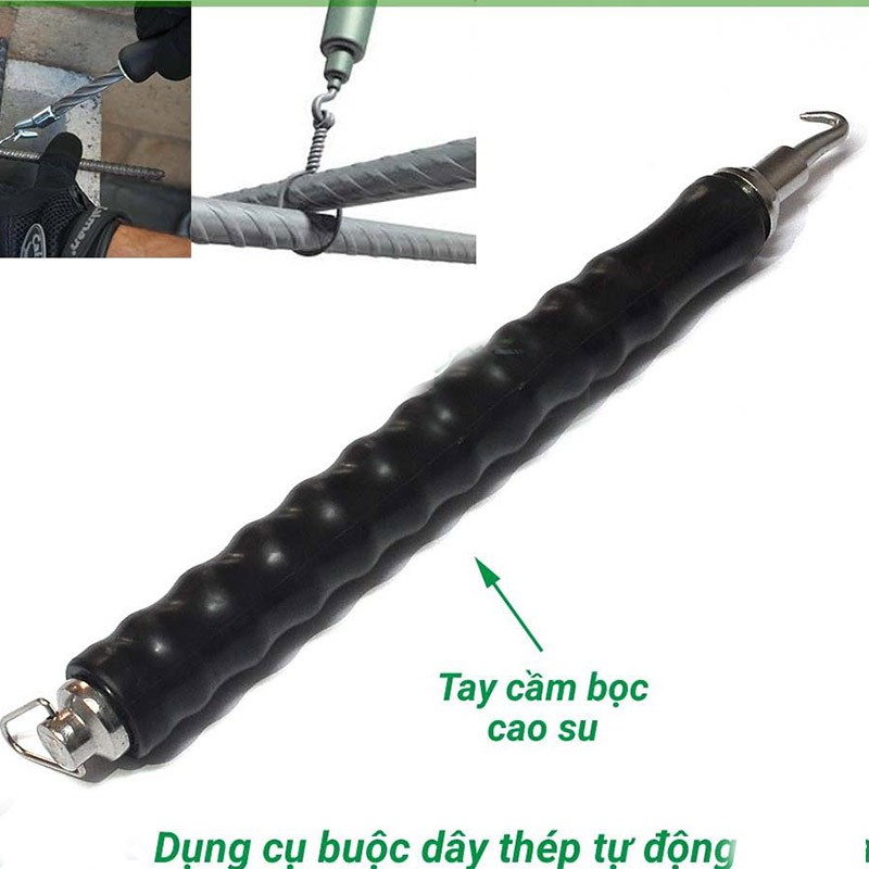 Móc Buộc Xoay Dây Thép Dụng Cụ Móc Xoay Chuyên Dụng Thi Công Xây Dựng Công Trình