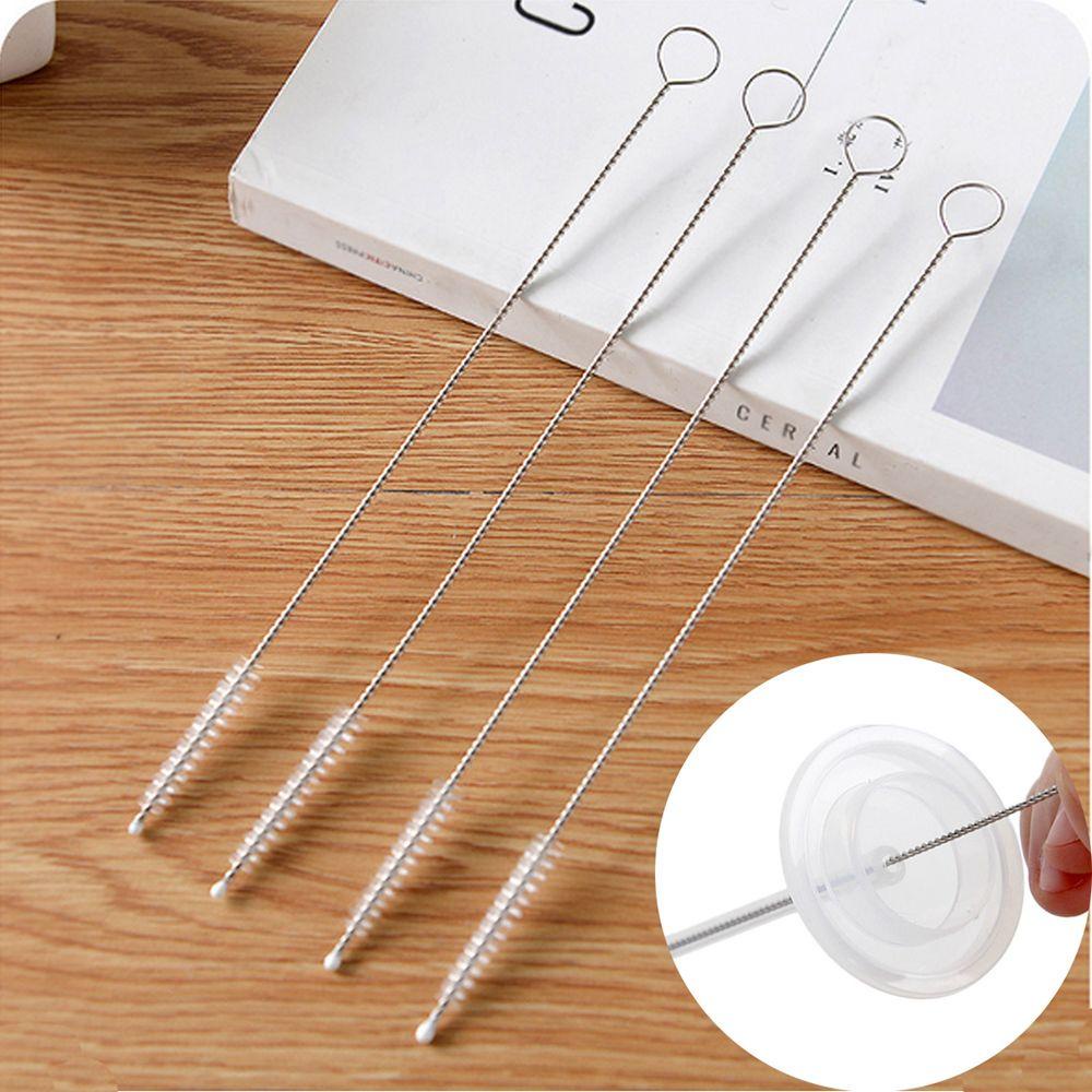 LUOL Bộ 10 Cọ Vệ Sinh Bình Sữa Bằng Thép Không Gỉ Mềm Mại