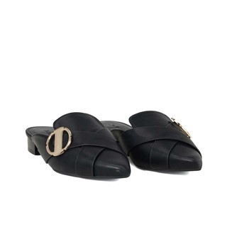 JUNO - Giày búp bê mules khóa trang trí BB03037