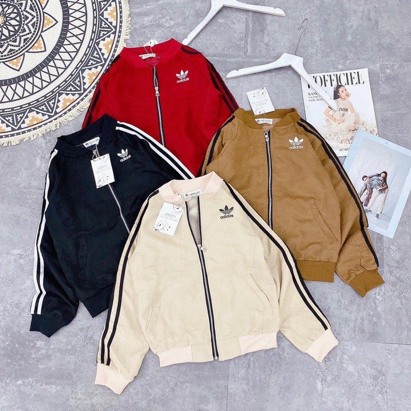 ÁO KHOÁC BOMBER DA LỘN ADIDAS