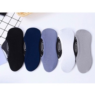 [1Pc] [5 Color]Tất Vớ Lười Mang Giày Thể Thao Chống Trượt Loại Dày Đẹp Kiểu Hàn Quốc Summer Mens Invisible Sock