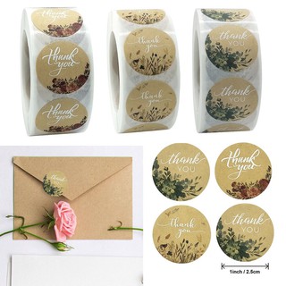 Cuộn 500 miếng dán sticker Thank You