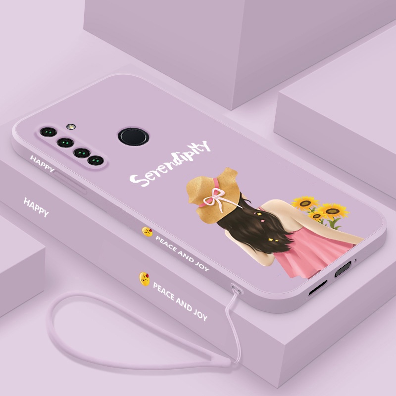 Ốp Điện Thoại Silicon In Hình Nhân Vật Có Dây Đeo Cho Realme 5 5i 5 pro 6 6i 6 pro c2 c3
