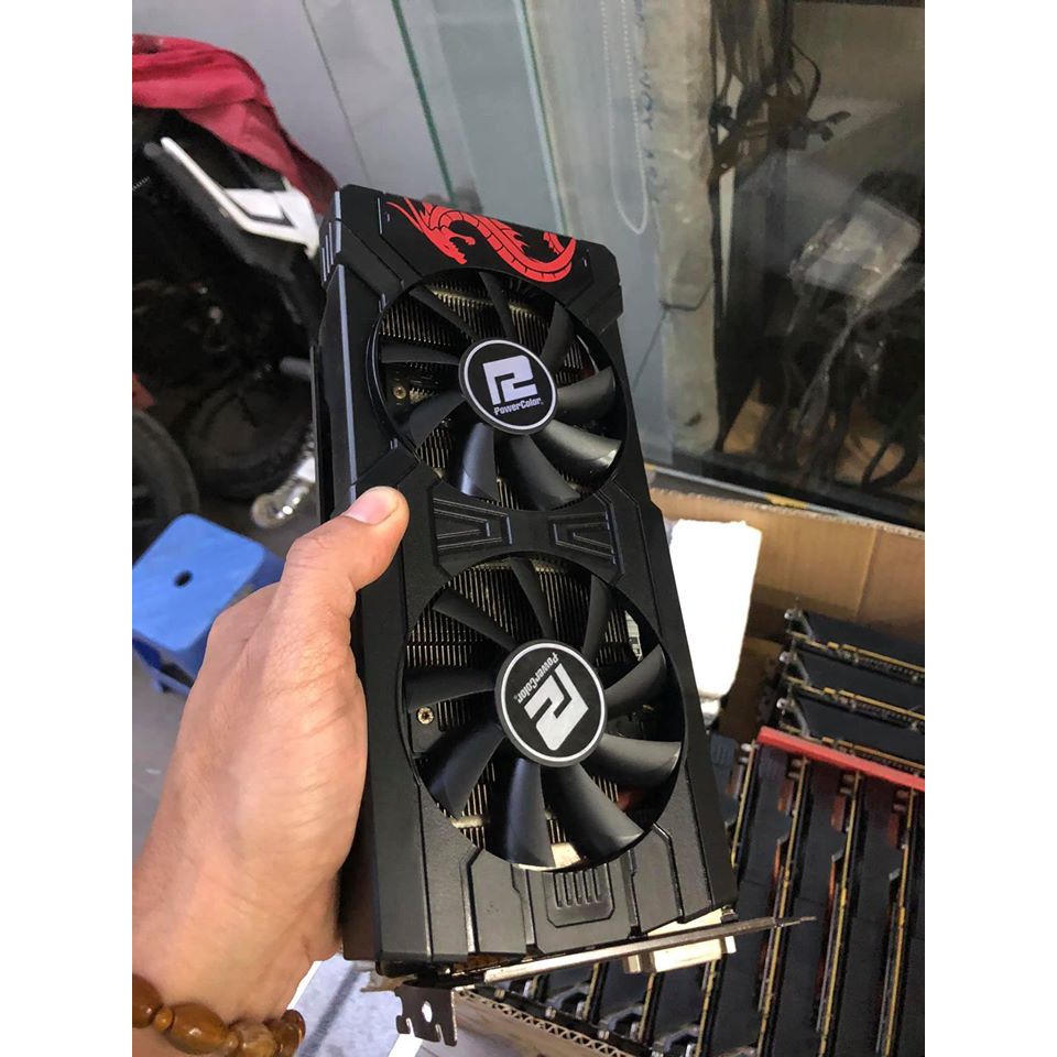 [RẼ VÔ ĐỊCH] Card Màn Hình PowerColor Red Dragon RX 570 4GB 1 DVI Cũ Bảo Hành 1 Tháng 1 Đổi 1 | BigBuy360 - bigbuy360.vn