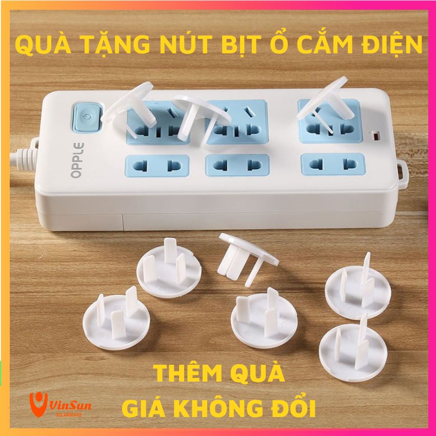 Đèn Năng Lượng Mặt Trời Sân Vườn 100 Led Vinsun Solar Light Đèn Cảm Biến Chuyển Động Chống Nước IP67