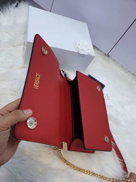 Túi Versace nạm đinh full box