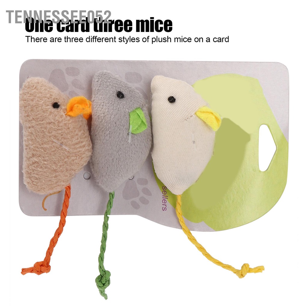 Tennessee052 Đồ chơi mô phỏng chuột sang trọng tương tác cho mèo trong nhà và con