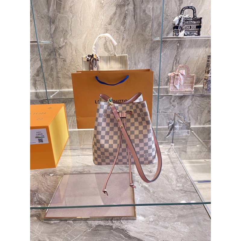 Túi tote, Túi xách nữ caro da thật thời trang cao cấp LV Louis Vuitton