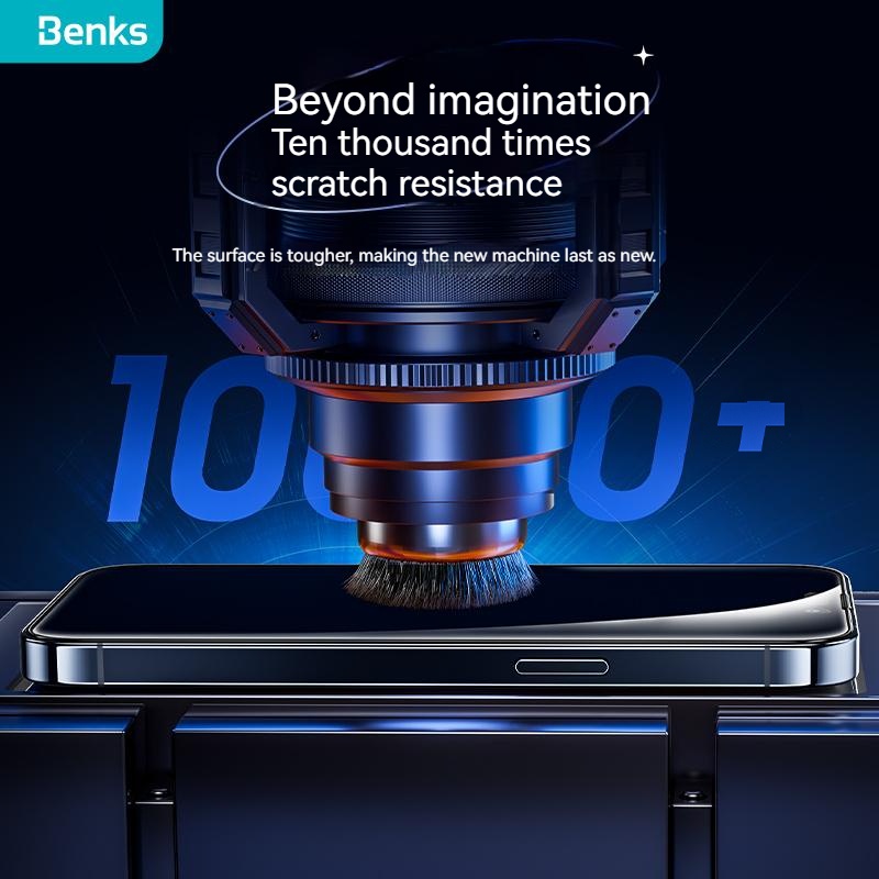 Kính Cường Lực Benks Chống Nhìn Trộm / Bụi / Chống Nhìn Trộm Kích Thước 0.3mm Cho IPhone 13 14 Plus Pro Max VPRO +
