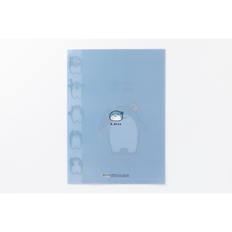 Bìa Đựng Tài Liệu ARTBOX Hàn Quốc Họa Tiết Nhân Vật Boss Đáng Yêu 5 Ngăn Tiện Lợi