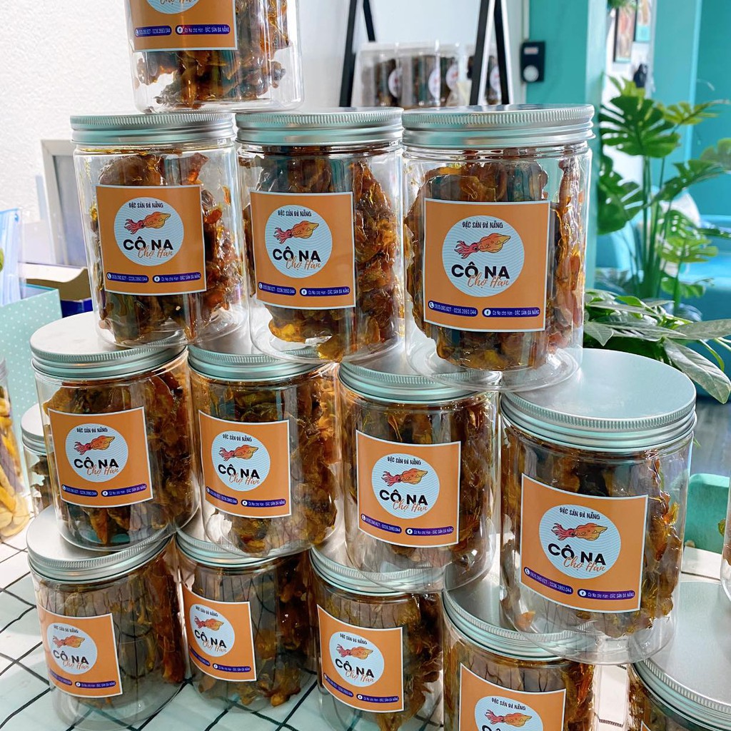 Hộp 500g Mực rim me mực sa tế nguyên con đậm đà vị biển Đà Nẵng | BigBuy360 - bigbuy360.vn