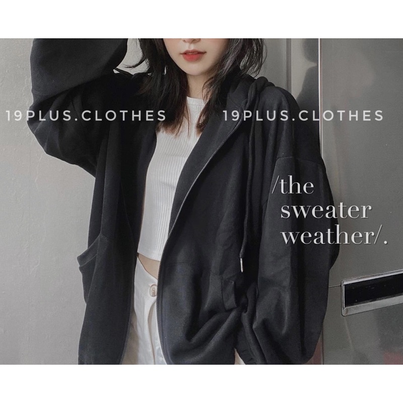 ÁO KHOÁC HOODIE TRƠN BASIC CHẤT NỈ