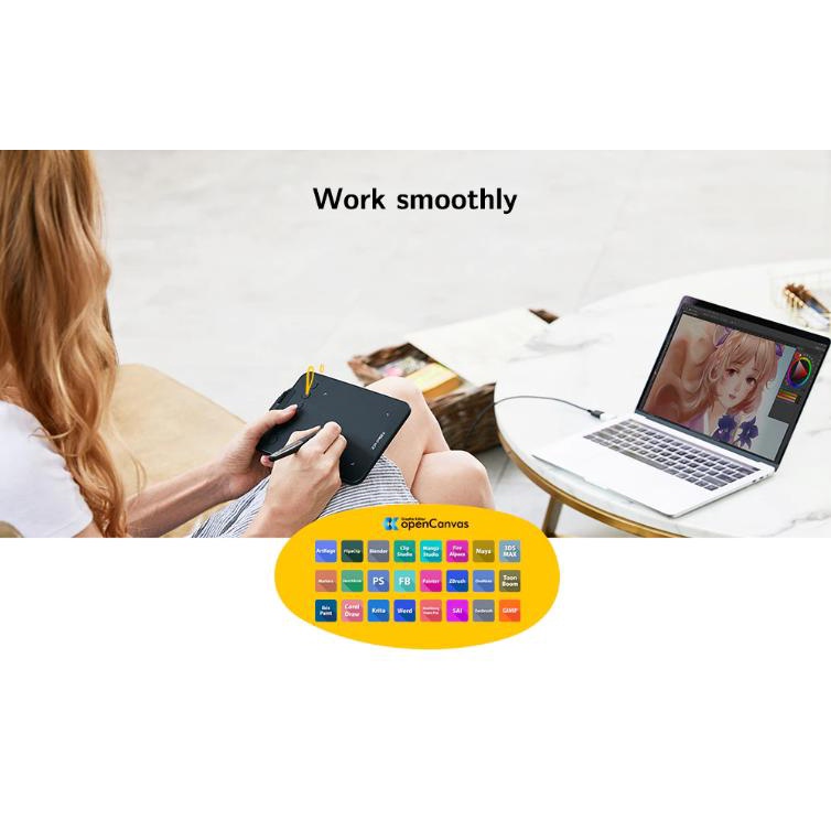 Bảng Vẽ Điện Tử XP-PEN Deco Mini4 Android 8192 Mức Lực Nhấn