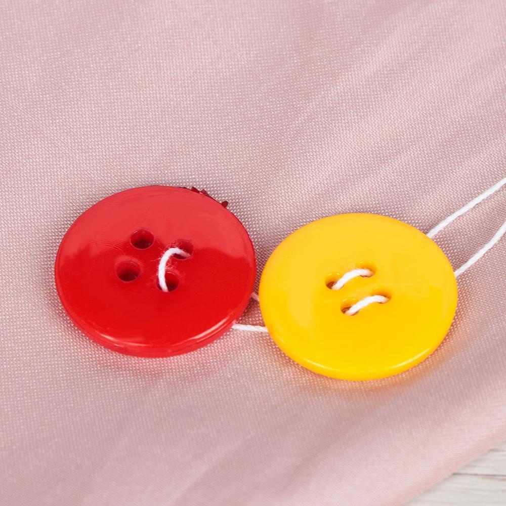 Set 100 Nút Nhựa 4 Lỗ Nhiều Màu