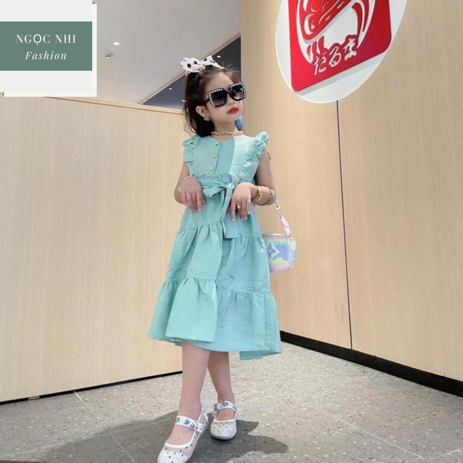 [HOT] Đầm bé gái, kiểu dáng đầm maxi may xếp ly cho bé gái - Thời trang trẻ em - Ngọc Nhi (210569)