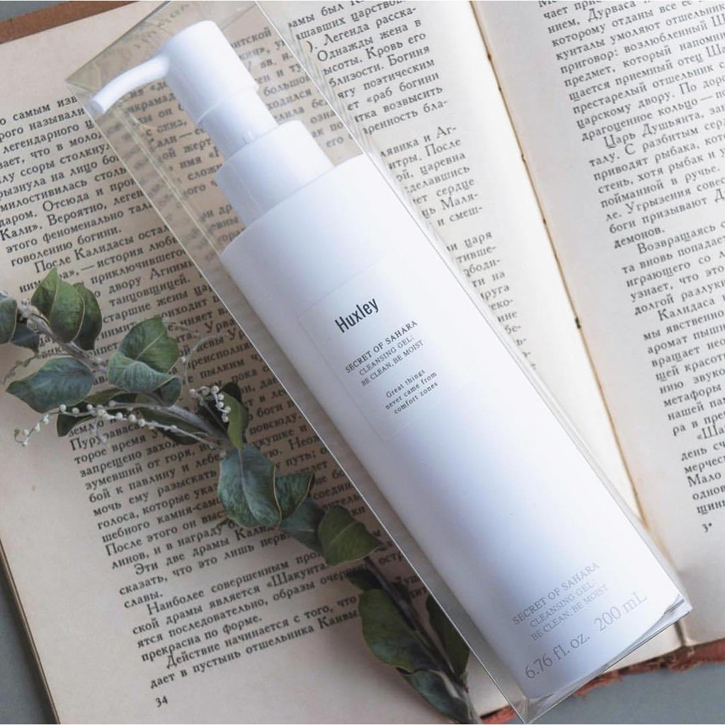 Gel Rửa Mặt Huxley Secret Of Sahara Cleansing Gel Be Clean Be Moist 200ml | BigBuy360 - bigbuy360.vn