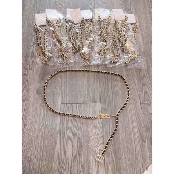 Belt xích CHA NEL/ thắt lưng xích CHA NEL
