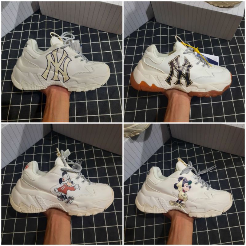 giày MLB mickey NY cao cấp in