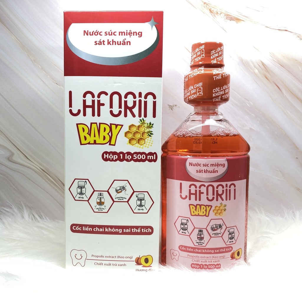 Nước xúc miệng cho trẻ em Laforin Baby chai 500ml