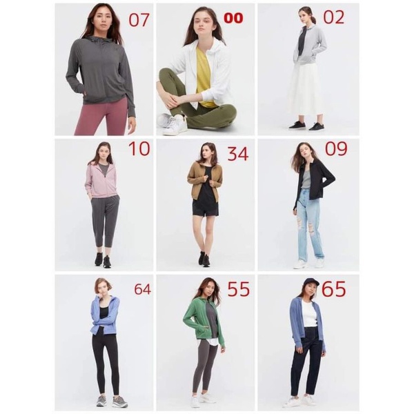 Áo chống nắng UNIQLO thun lạnh bảng 2022 - chính hãng Nhật