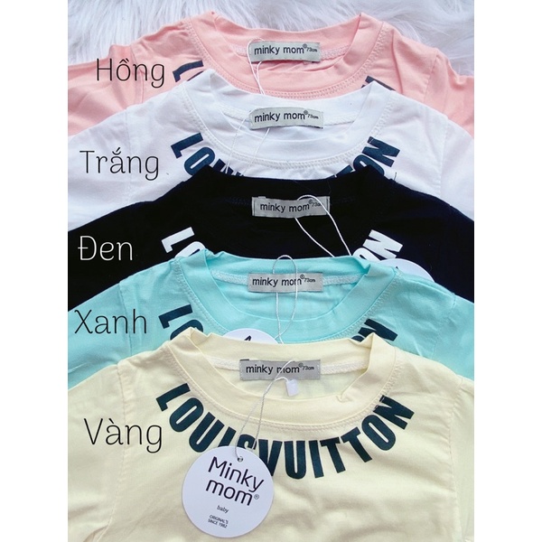 Set bộ tay dài quần dài minky mom cho bé trai và bé gái lvt