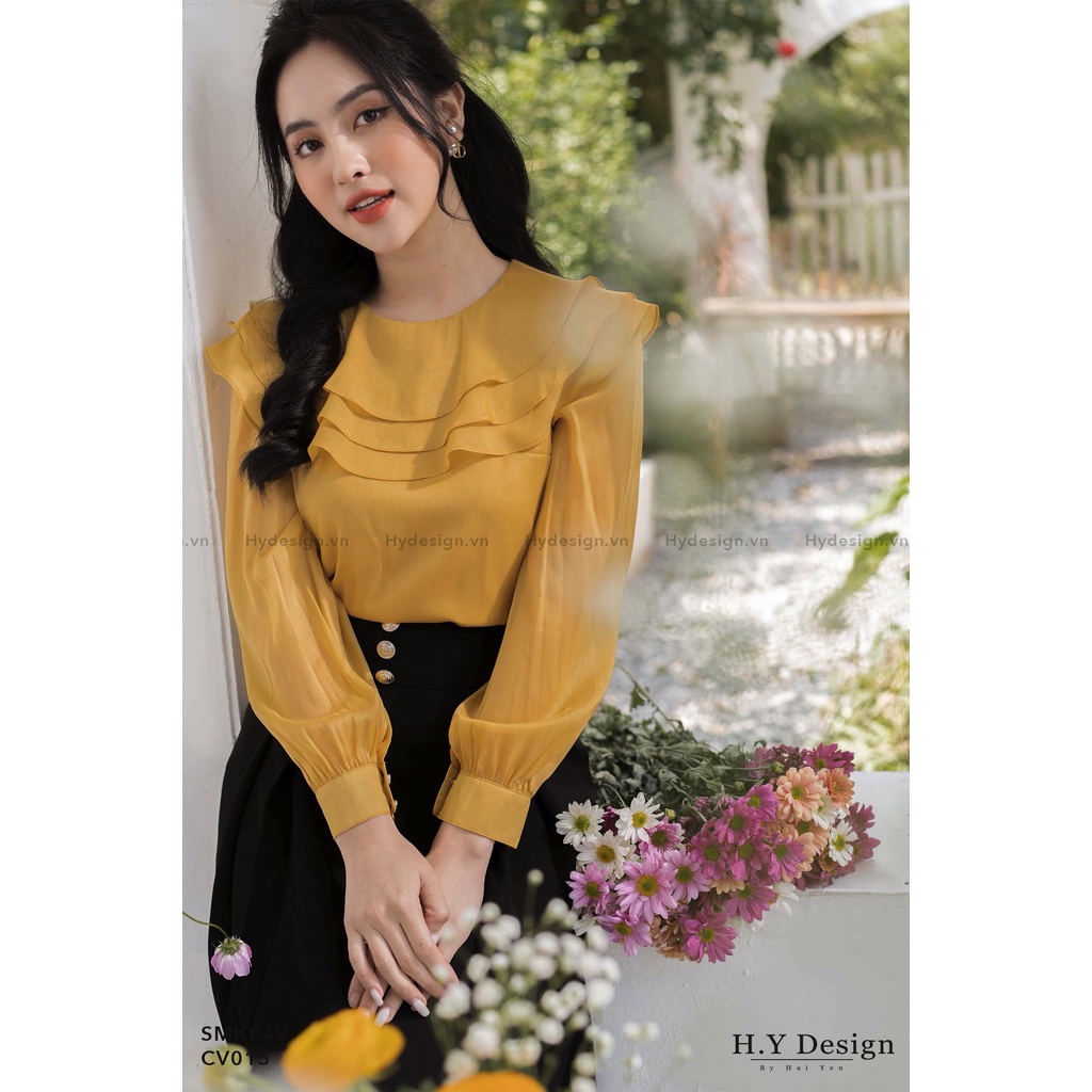 Áo sơ mi bèo cổ - phong cách nữ tính lịch sự dành cho nàng công sở