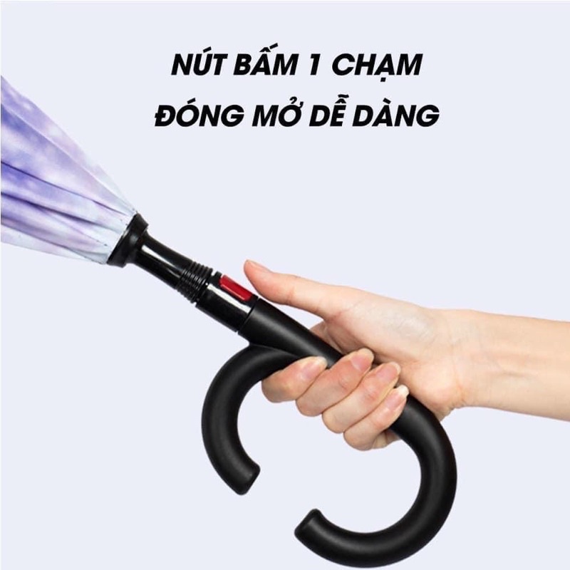 Ô dù gấp ngược thông minh