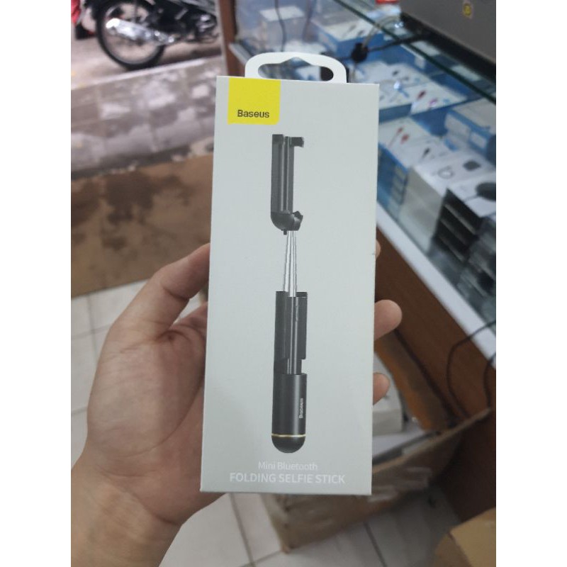 Gậy hỗ trợ chụp ảnh Baseus mini không dây Bluetooth có thể gập lại cầm tay mở rộng được cho iPhone 12 11 Pro Max Xiaomi