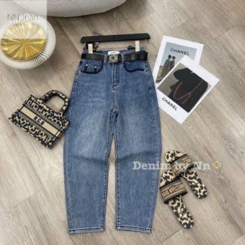 MÃ 014- QUẦN JEAN DÁNG BAGGY VIỀN TÚI