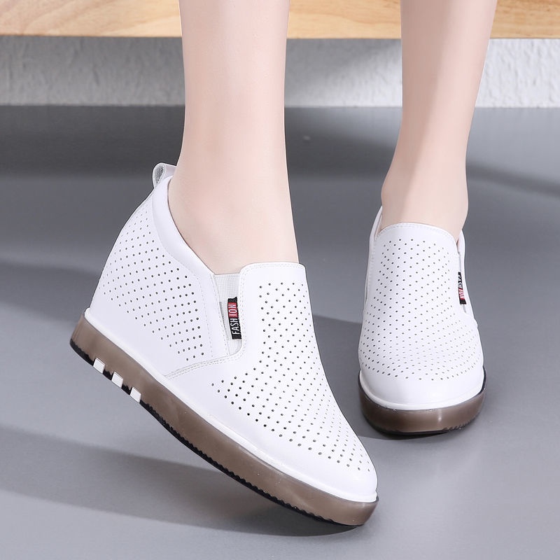 Giày Thể Thao Da Đế Dày Thoáng Khí Thời Trang Cho Nữ