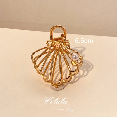 Kẹp tóc mạ vàng phong cách Hàn Quốc thời trang sang trọng cho nữ