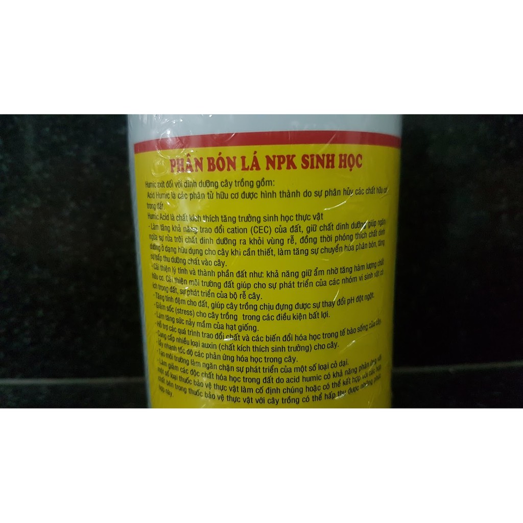 Humic acid 322 phân bón lá NPK sinh học