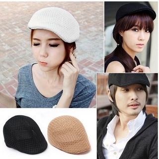 Mũ beret phối lưới thời trang hè