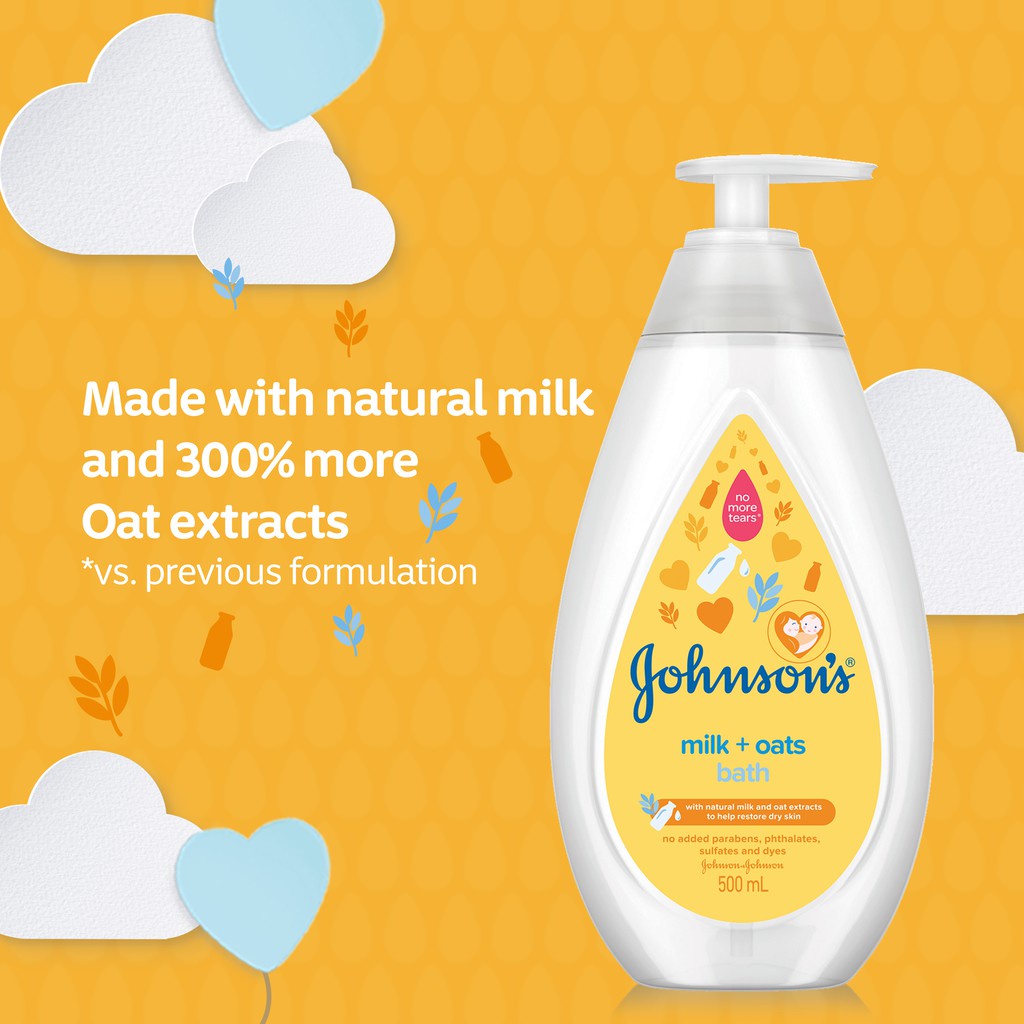 Sữa Tắm Johnson's Cho Bé Chứa Sữa Và Gạo 1000ml