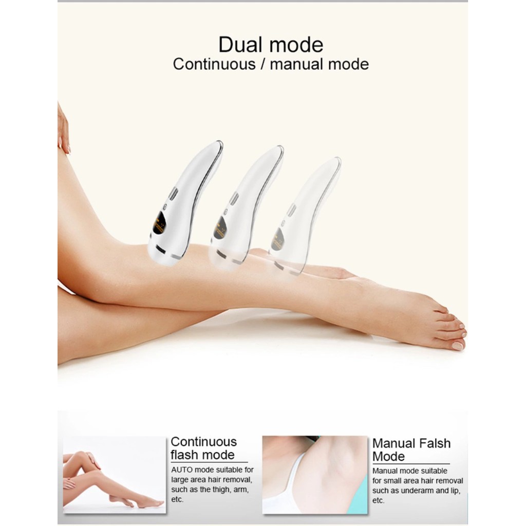 Máy triệt lông Hair Remover (White) - Home and Garden