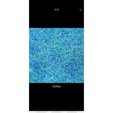 Jmat không keo và có keo bùi nhùi vật liệu lọc lước kích thước 25x40 cm