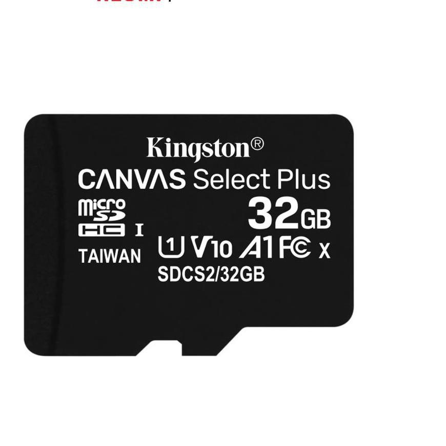 Ds2d★ Thẻ nhớ Kingston Canvas Class 10 microSD 32GB (SDCS2 / 32GB)