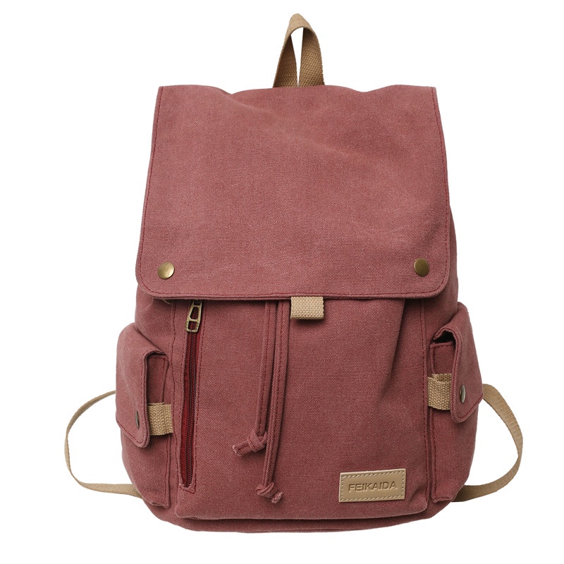Balo Canvas Dây Rút Đựng Laptop Thời Trang Xu Hướng Cho Nam Và Nữ