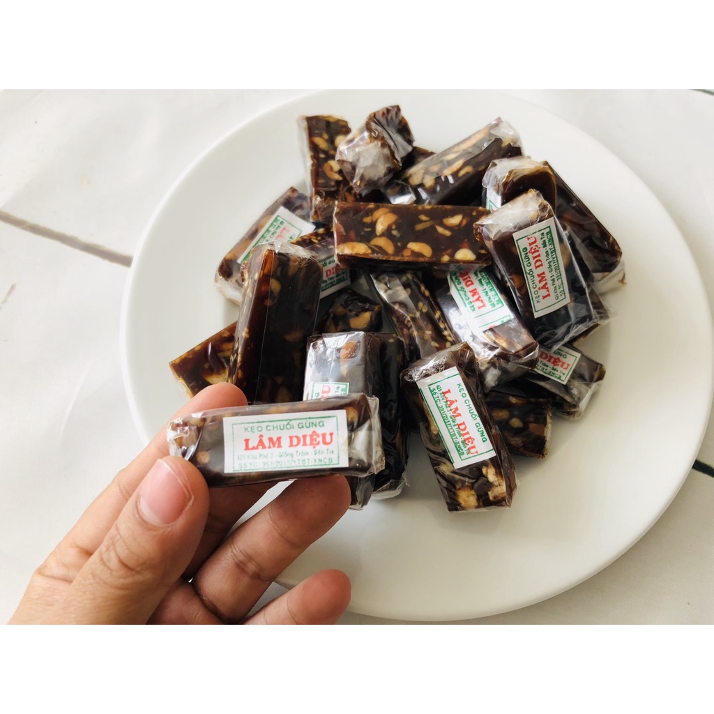 Kẹo Chuối Tươi, Gừng Đậu Phộng_thơm ngon