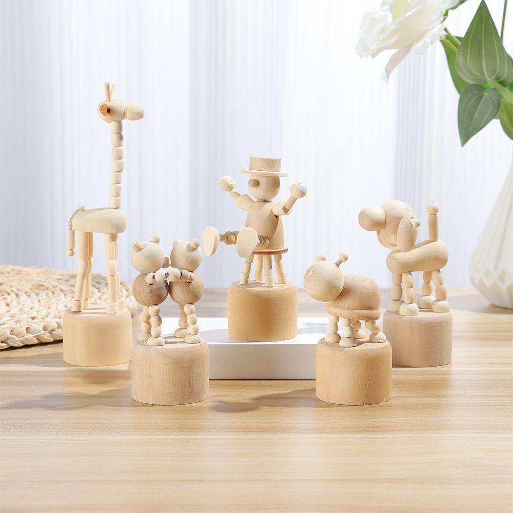 Mô Hình Động Vật Bằng Gỗ Dùng Trang Trí DIY