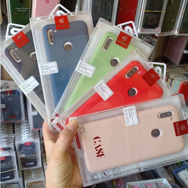 Ốp lưng Samsung Galaxy A11 Silicon chống bẩn hiệu KT Desing