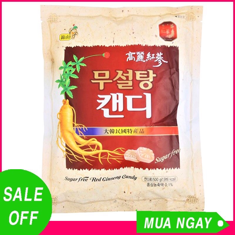 Kẹo Sâm Không Đường 500G Hàn Quốc